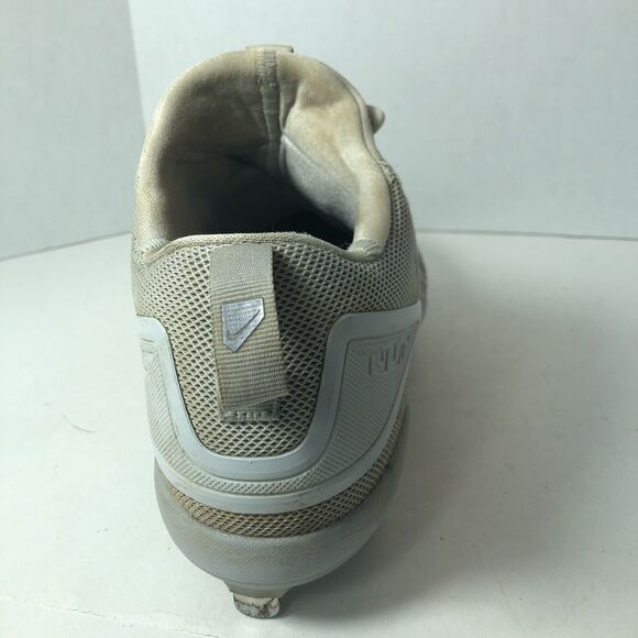 Nike Cleats Baseball Men's Size 12 Mike Trout Max Air Gray White Metal READ B4 - Picture 4 of 16